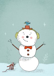 Petit bonhomme de neige joyeux, 2019
