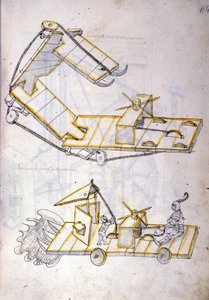 Art de la guerre: étude sur les machines militaires, illustration tirée de 