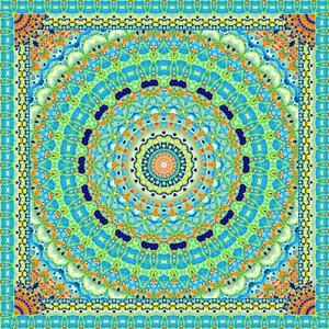 Carreau de roue de poissons tropicaux - Robyn Parker