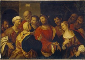 Le Christ dans la maison de Marthe et Marie - Rocco Marconi
