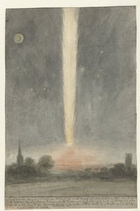Comète au-dessus de Beverwijk, 1680
