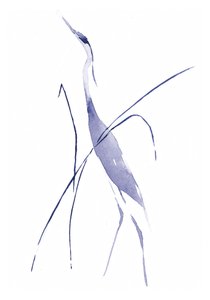 Le héron bleu gracieux - RodMacIver