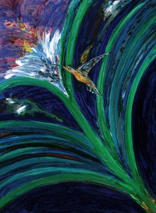 Fleur éclatante au colibri - RodMacIver