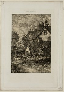Entrée dans un village, de Revue Fantaisiste
