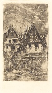 Entrée du village - Rodolphe Bresdin