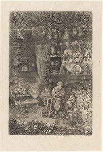 Intérieur flamand - Rodolphe Bresdin