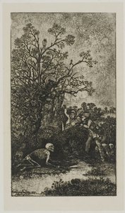 Chasseurs surpris par la mort - Rodolphe Bresdin