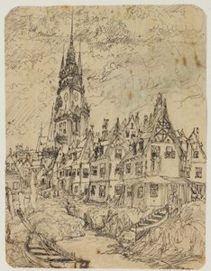 Village maritime - Rodolphe Bresdin