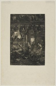 Intérieur moldave - Rodolphe Bresdin