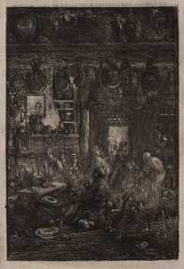 Intérieur Moldave - Rodolphe Bresdin