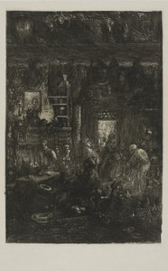 Intérieur moldave - Rodolphe Bresdin
