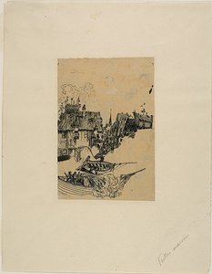 Vieilles maisons et bateaux de pêche