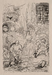 Intérieur de fileuse - Rodolphe Bresdin