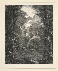 La Ville derrière le marécage - Rodolphe Bresdin