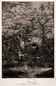 La Comédie de la Mort, 1854 - Rodolphe Bresdin
