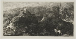 Le retour du chevalier - Rodolphe Bresdin
