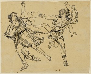 La poursuite - Rodolphe Bresdin