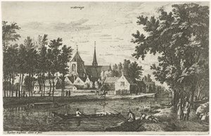 Vue de Wateringen (Dorpsgezichten in de Noordelijke Nederlanden) - Roelant Roghman