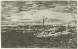 Vue de Zandvoort (Santvoort) (Vues de villages aux Pays-Bas septentrionaux) - Roelant Roghman