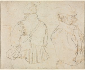 Deux paysans bohèmes en demi-longueur, vers 1605-1610 - Roelant Savery