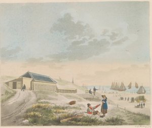 Plage de Scheveningen, vers 1825 - Roelof van der Meulen