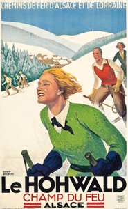Le Hohwald, vers 1930 (lithographie couleur)