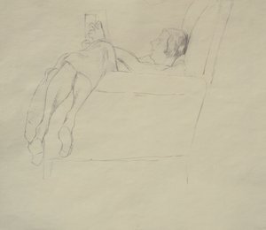 Nina Hamnett Lisant, c.1917
