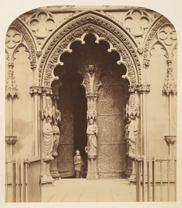Porte centrale, porche ouest, cathédrale de Lichfield - Roger Fenton