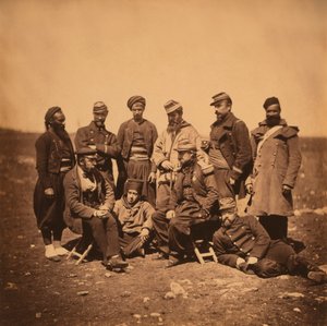 Général français Cisse et groupe d