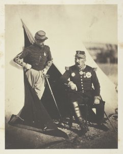 Le général Bosquet et le capitaine Dampière - Roger Fenton