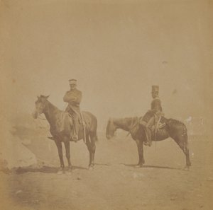 Général Sir John Pennefather et un ordonnance - Roger Fenton