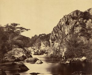 Étang aux hérons sur le Lledr - Roger Fenton