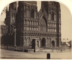 Cathédrale de Lichfield depuis le nord-ouest, 1858 - Roger Fenton