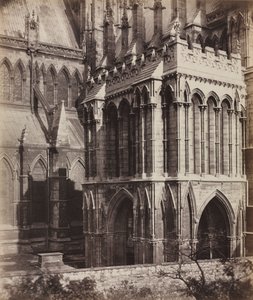 Cathédrale de Lincoln : Le Porche de Galilée, vers 1857 - Roger Fenton
