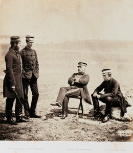 Major-Général Henry William Barnard et son état-major, d