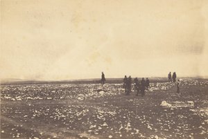 Des agents aux aguets à Cathcarts Hill. - Roger Fenton