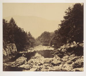 Sur le Llugwy, près de Bettws-y-Coed - Roger Fenton