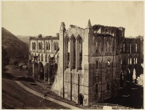 Abbaye de Rievaulx, le transept nord - Roger Fenton