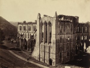 Abbaye de Rievaulx, le transept nord - Roger Fenton