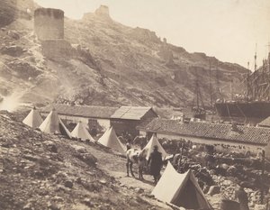 Le château génois, Balaklava, 1855 - Roger Fenton