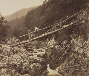 Le pont des mineurs, sur le Llugwy, nord du Pays de Galles - Roger Fenton