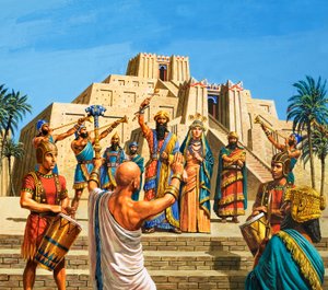 Temple babylonien élevé à la gloire de Sargon - Roger Payne