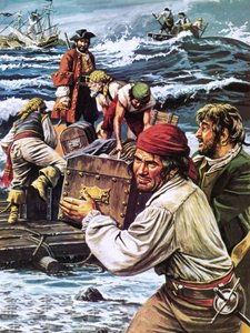 Où William Dampier a-t-il caché son or 