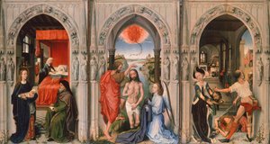 Triptyque de Saint Jean-Baptiste - Rogier van der Weyden