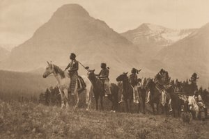 The Pass Finders, Piegan, Montana, 1913 (photo) - Roland W. Reed