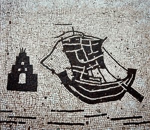 Un navire dans le port d