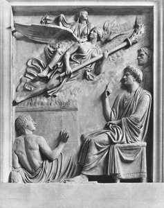 Apothéose de Faustine la Jeune (125-175 après J.-C.), épouse de Marc Aurèle (121-180 après J.-C.) - Roman
