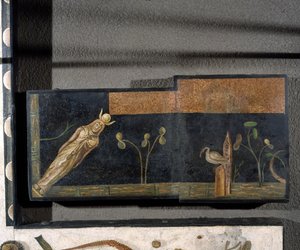 « Asarotos » (Sol non balayé) Fragments de mosaïque signés par Harakliton de Rome, 2ème siècle après J.-C., Rome - Roman