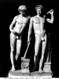Castor et Pollux ou Oreste et Pylade, groupe de San Ildefonso