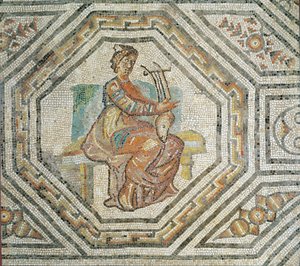 Érato, la muse de la poésie lyrique, d
